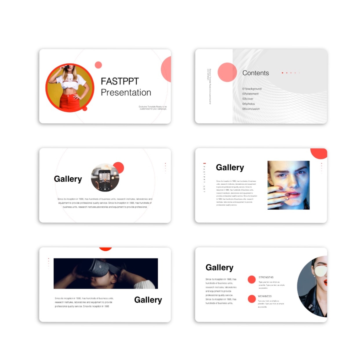 Red Energy Presentation Template