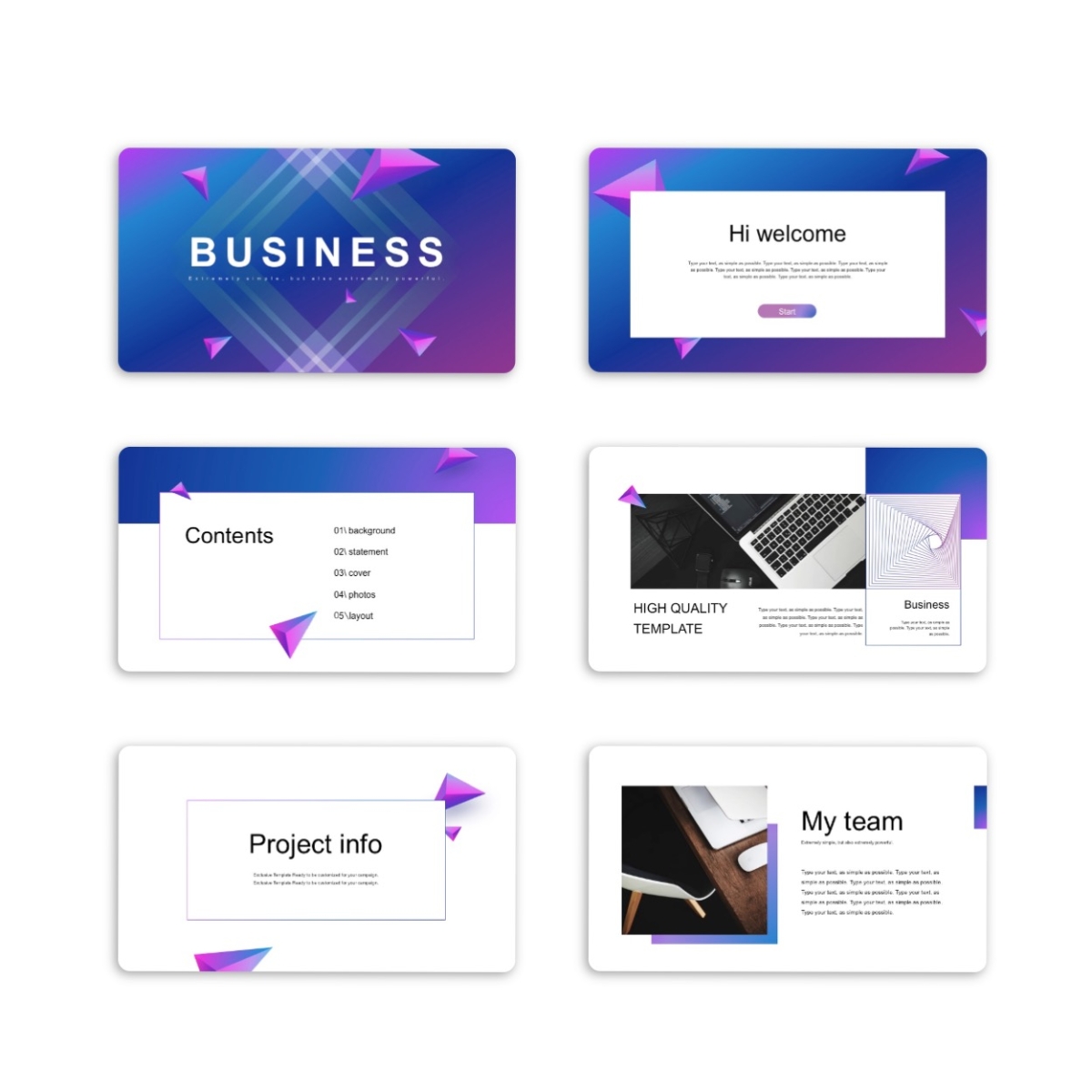 Colorful Business Presentation Template