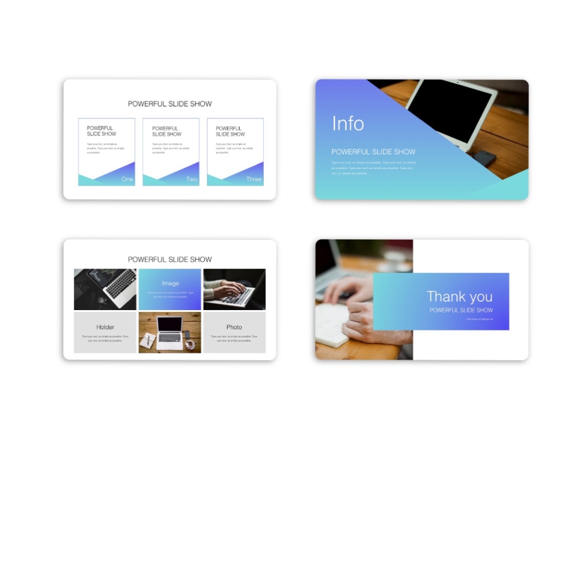Google Slides-Business Report Portfolio PowerPoint