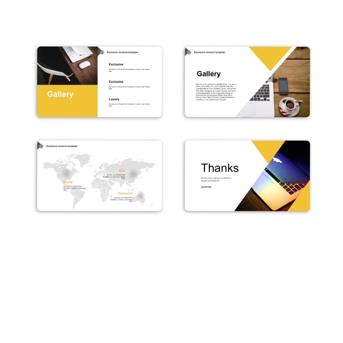 Black Yellow Business Presentation Template