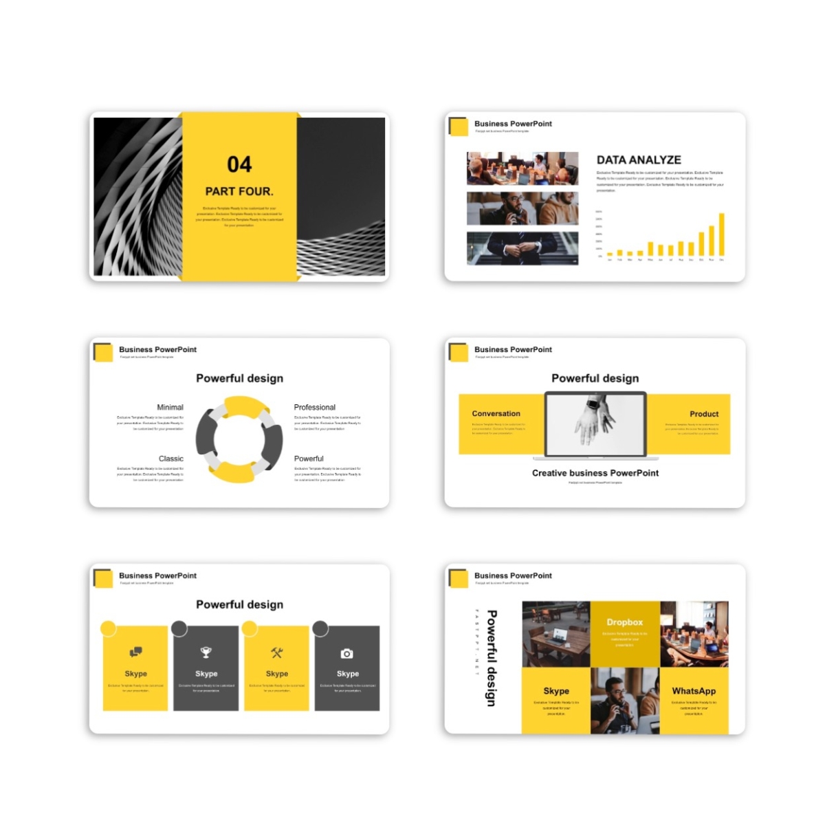 Best Yellow Business Presentation Template