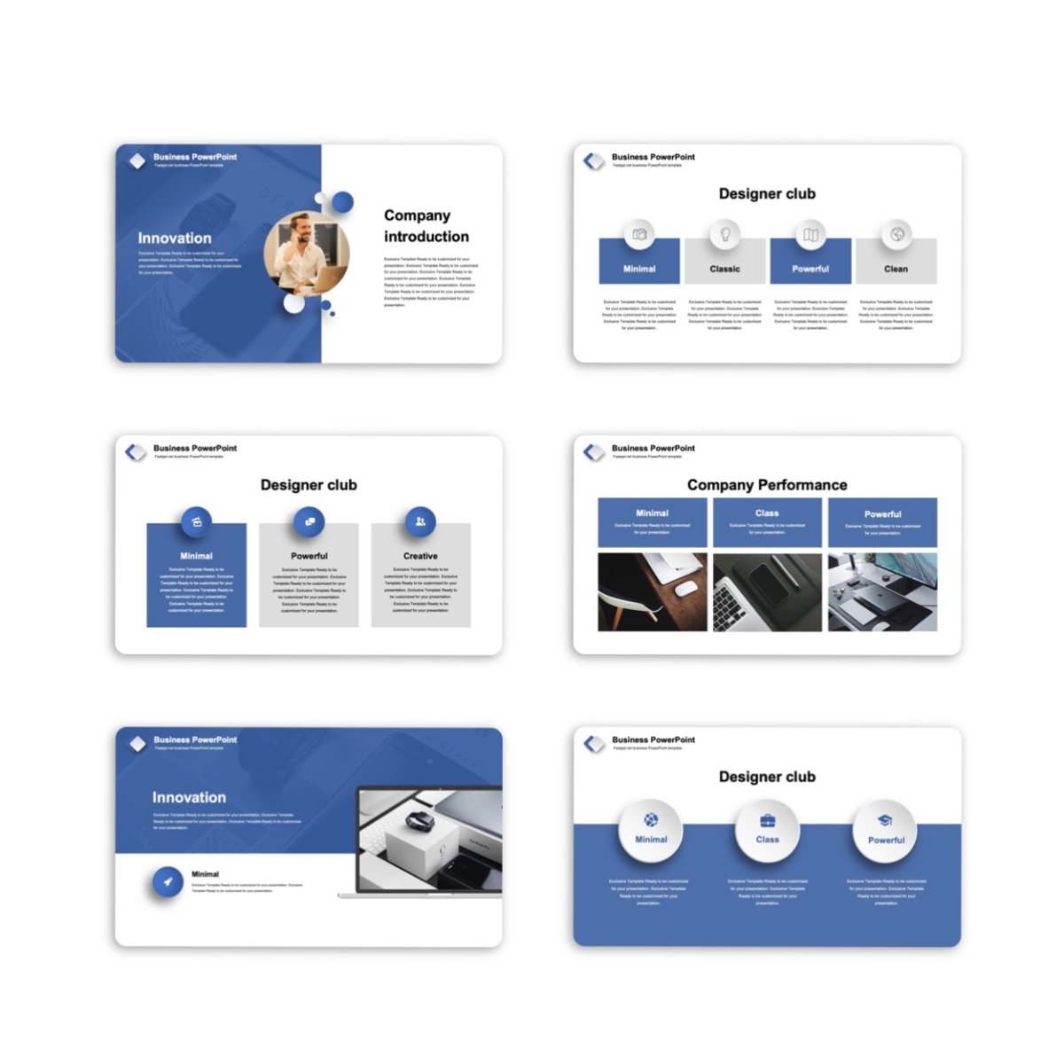 A Company Introduction & Business Plan Presentation Template