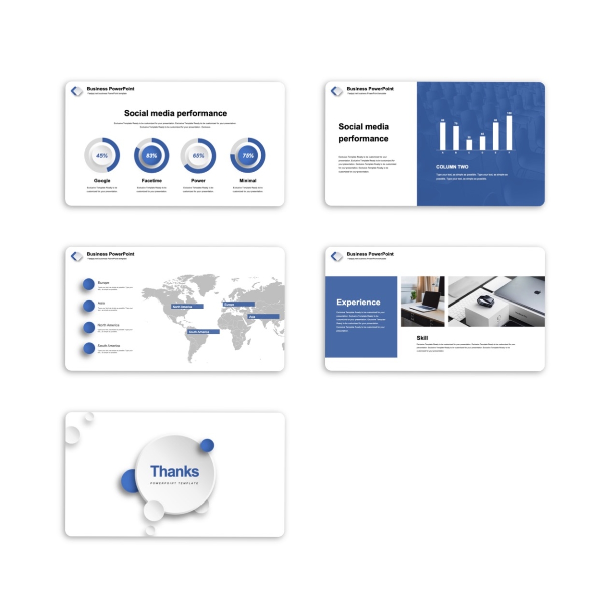 Google Slides-A Company Introduction Business Plan Presentation Template