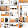 Clean Modern Design Report Presentation Template