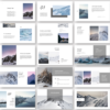 Clean & Cold Photo Layout Presentation Template