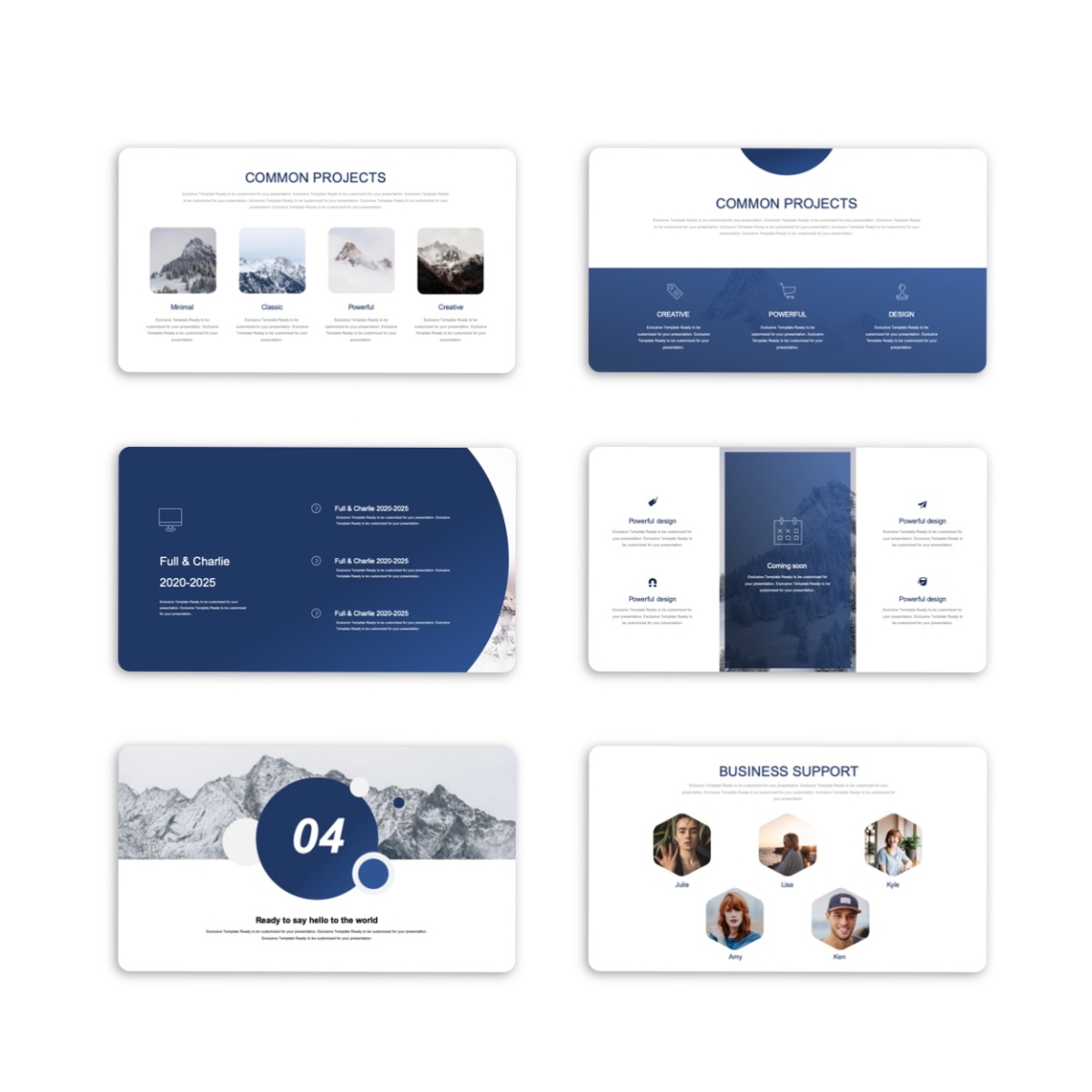 A Business Plan & Introduction Presentation Template