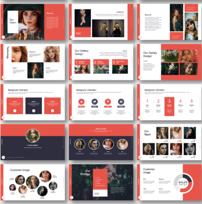 Business Plan Red Theme Presentation Template – Original and High ...
