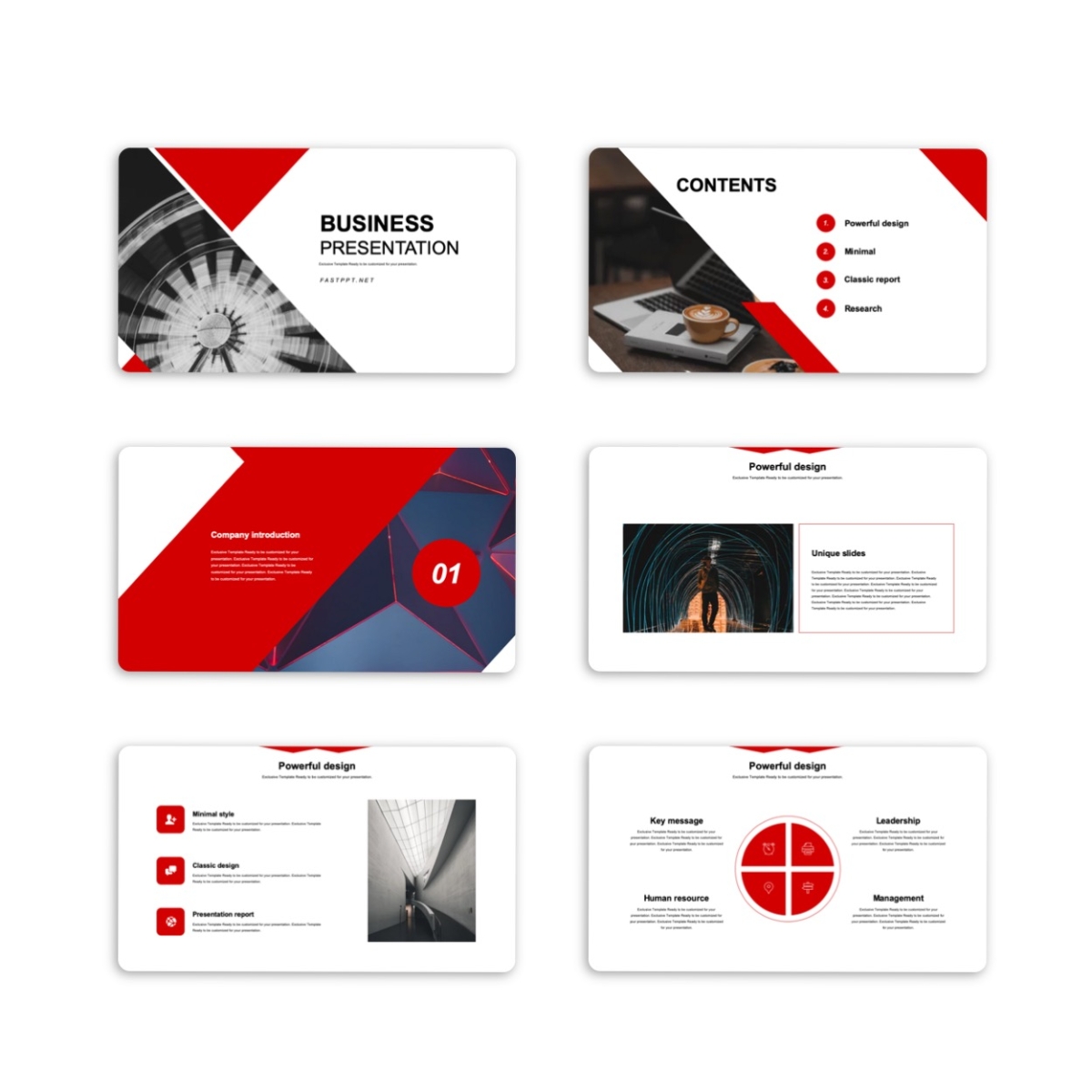 3 in 1 Simple & Powerful Report Presentation Template