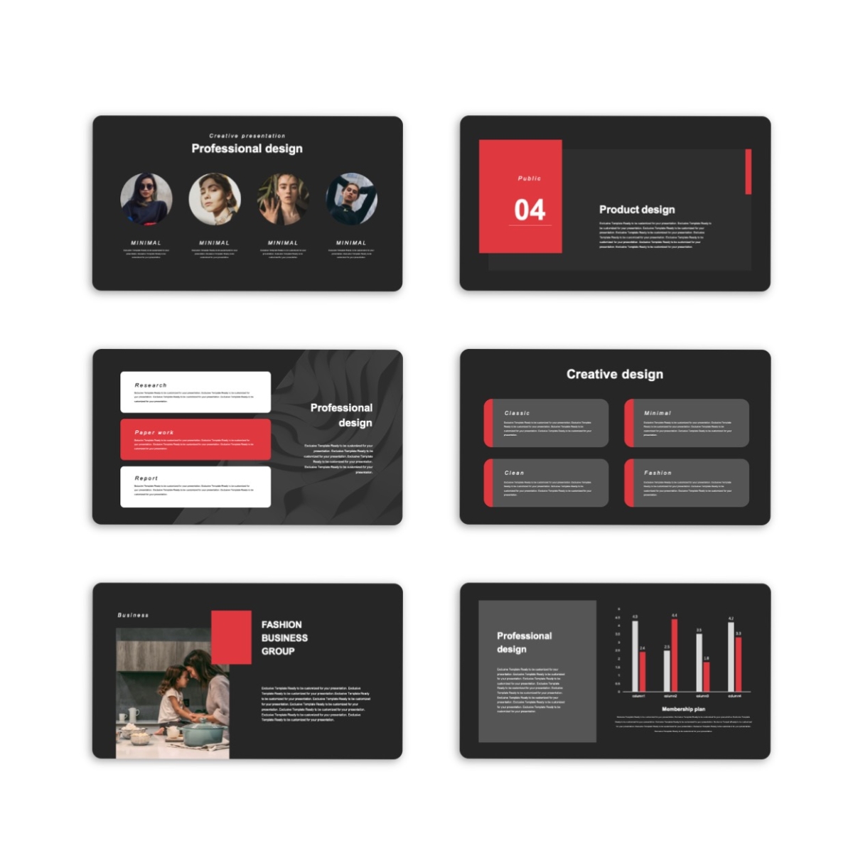 2 in 1 Creative Business Plan Presentation Template