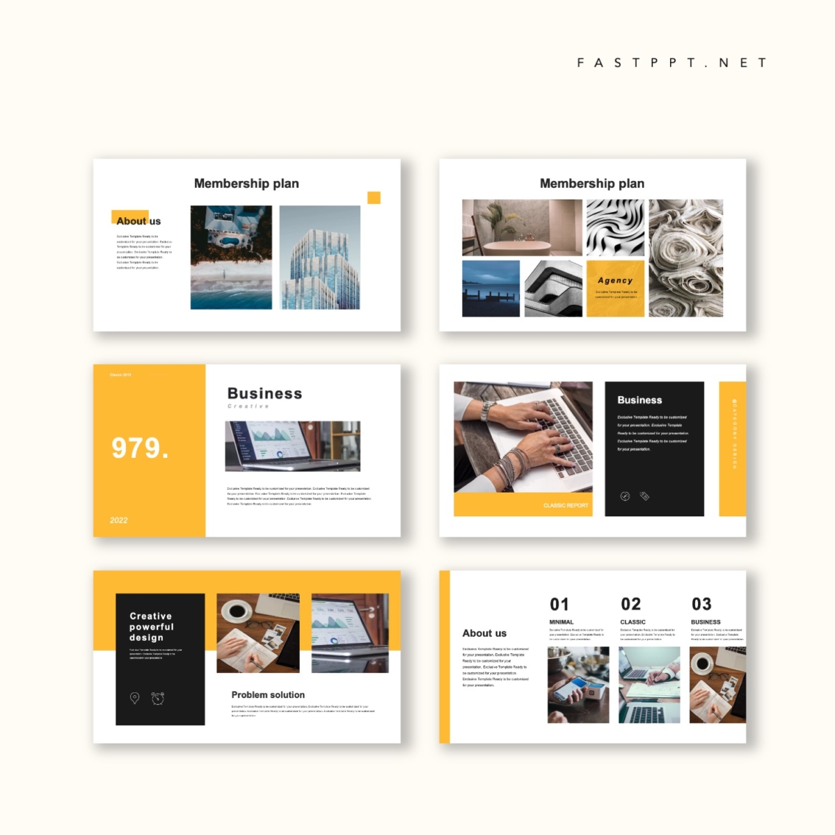 Google Slides-Clean Business & Introduction PowerPoint Template