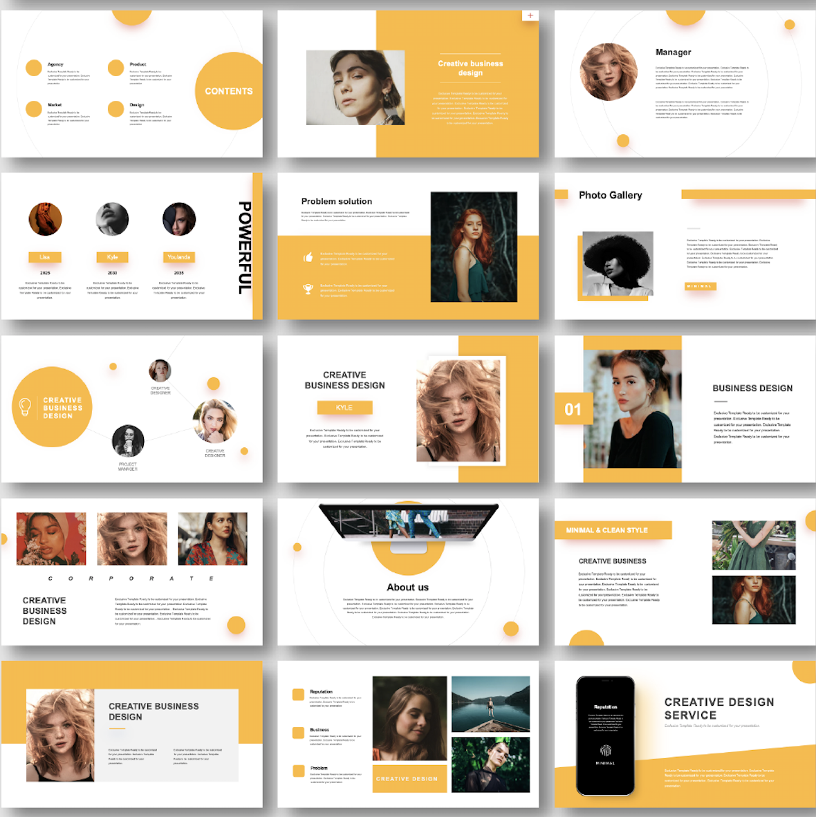 brand design presentation template