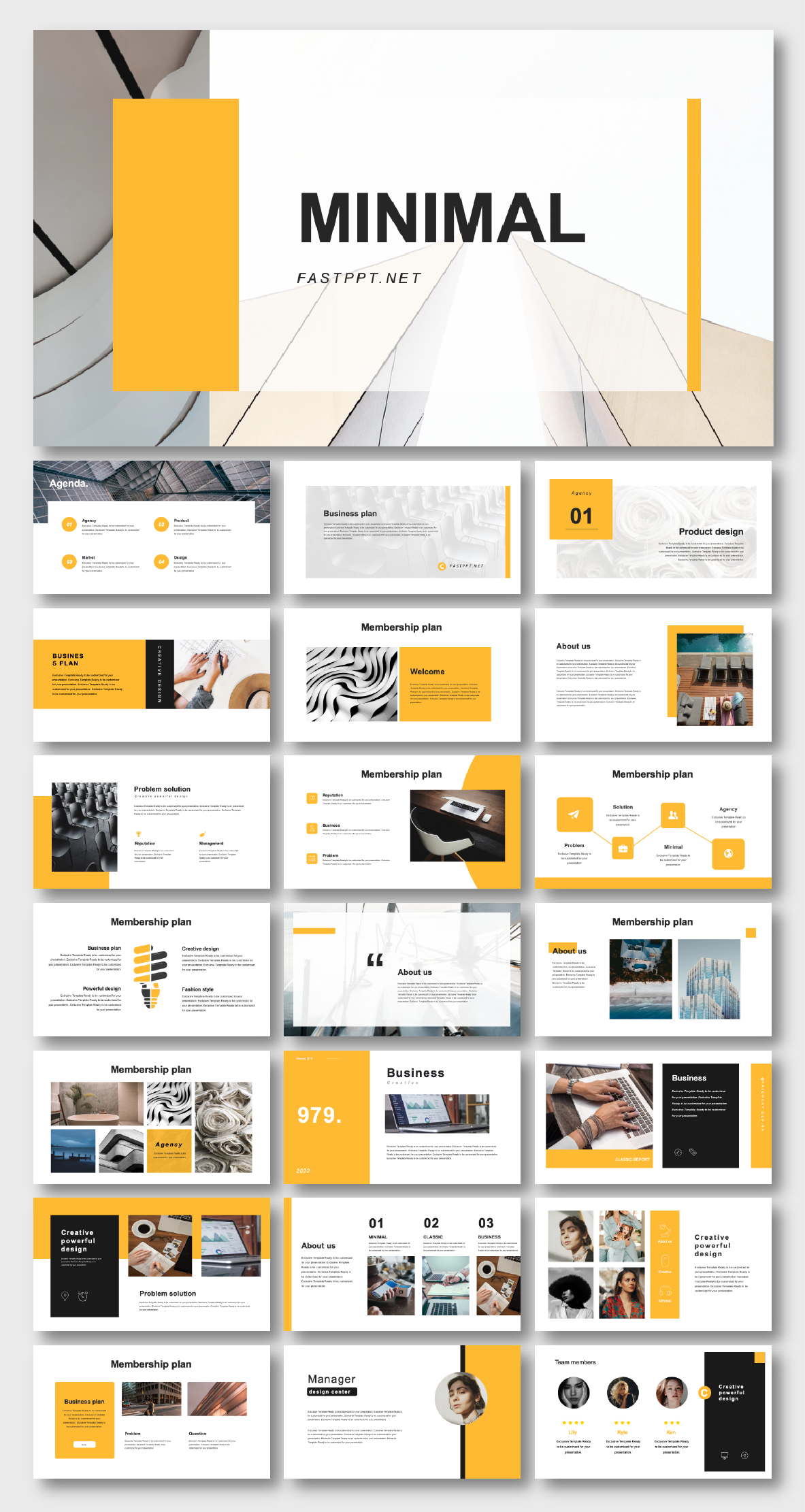 free business powerpoint templates statistics