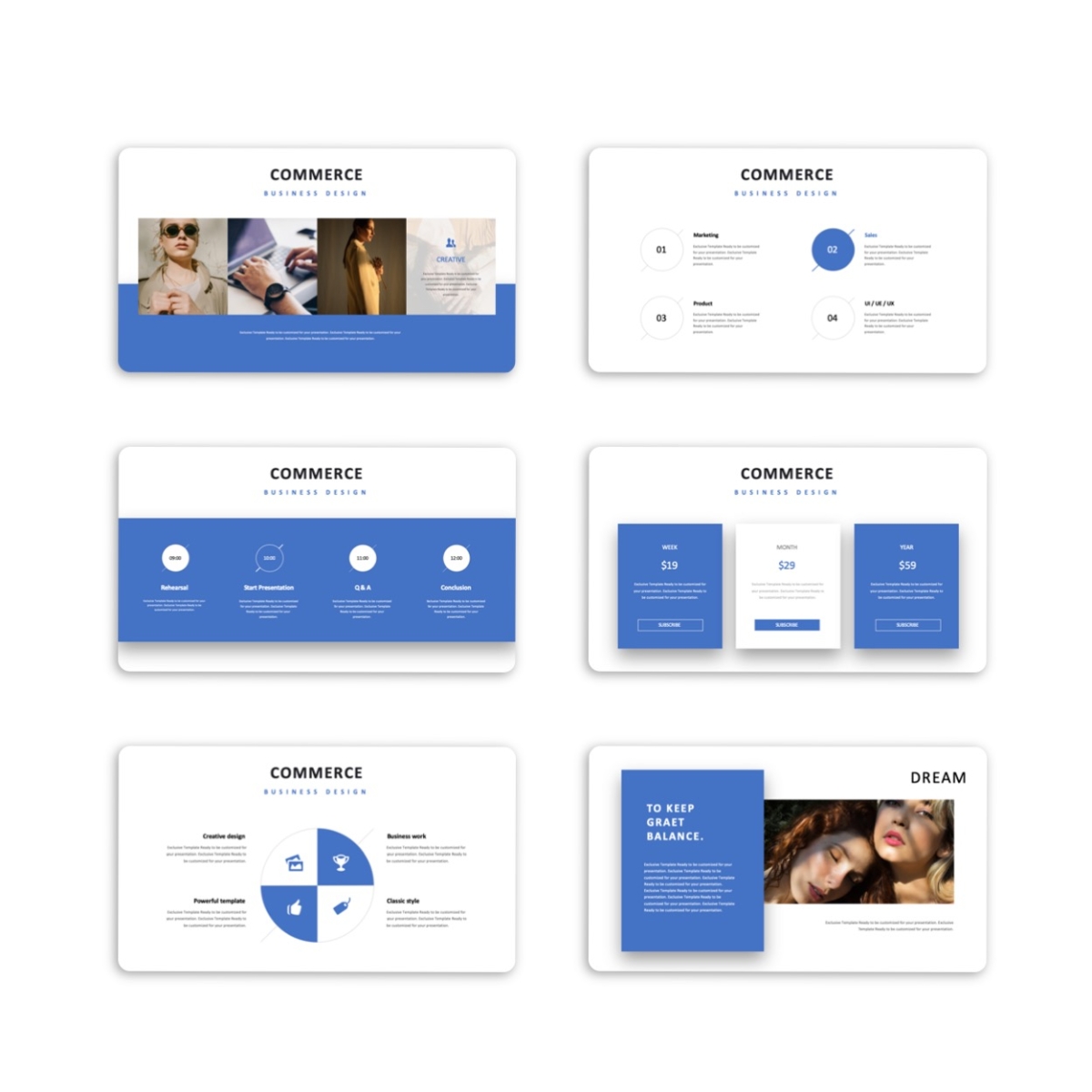 3 in 1 Fashion Business Presentation Template