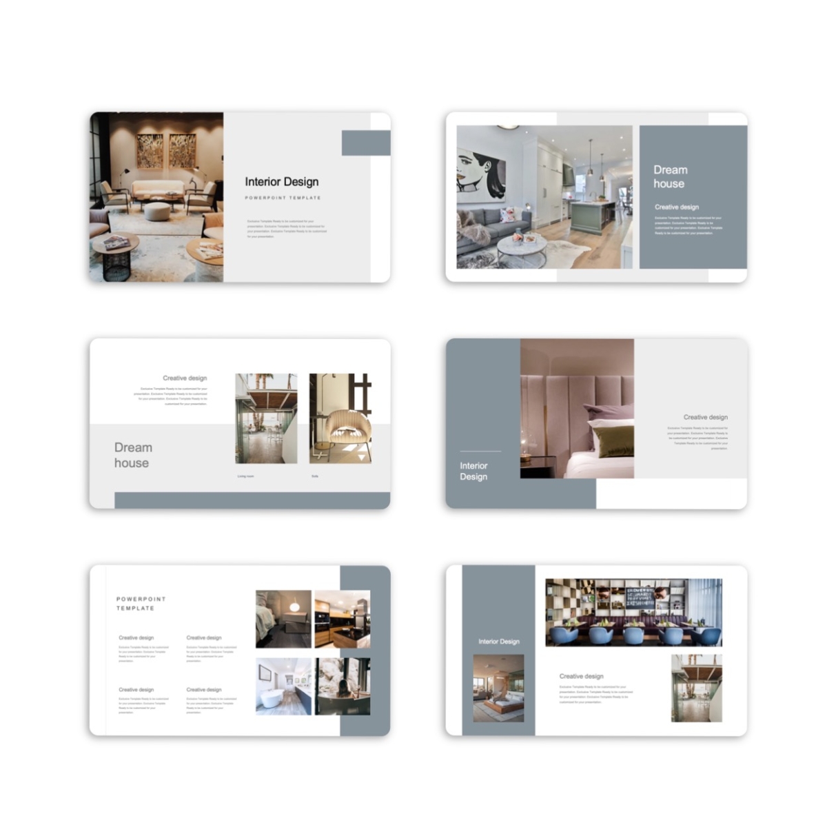 Creative Modern Interior Design PowerPoint Template