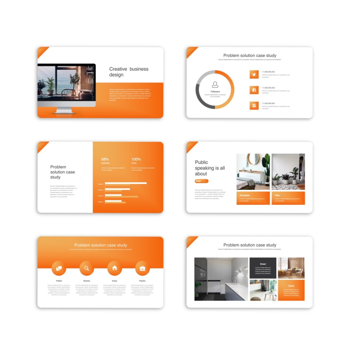2 in 1 Modern and Clean Project Report Template