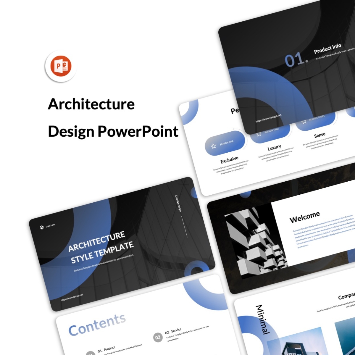 Powerful Architecture Design PowerPoint Template