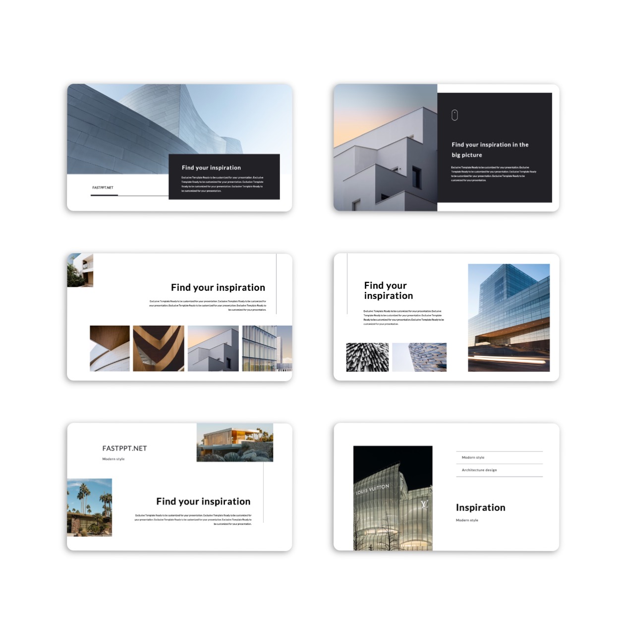 architecture presentation layout template