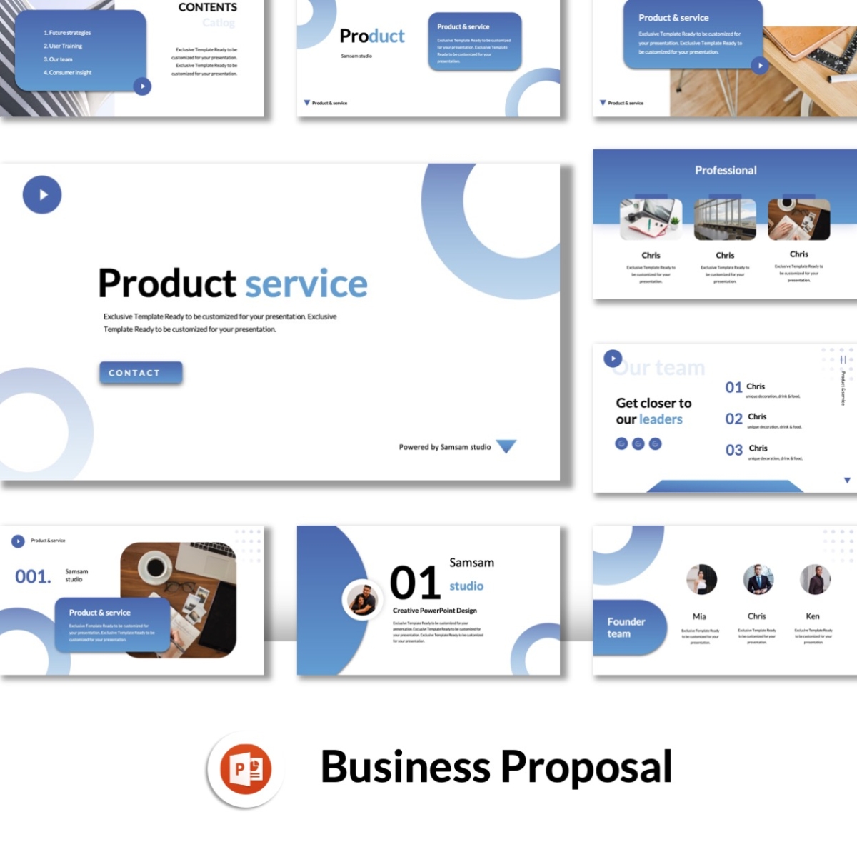 Creative Business Proposal Concept Presentation Template