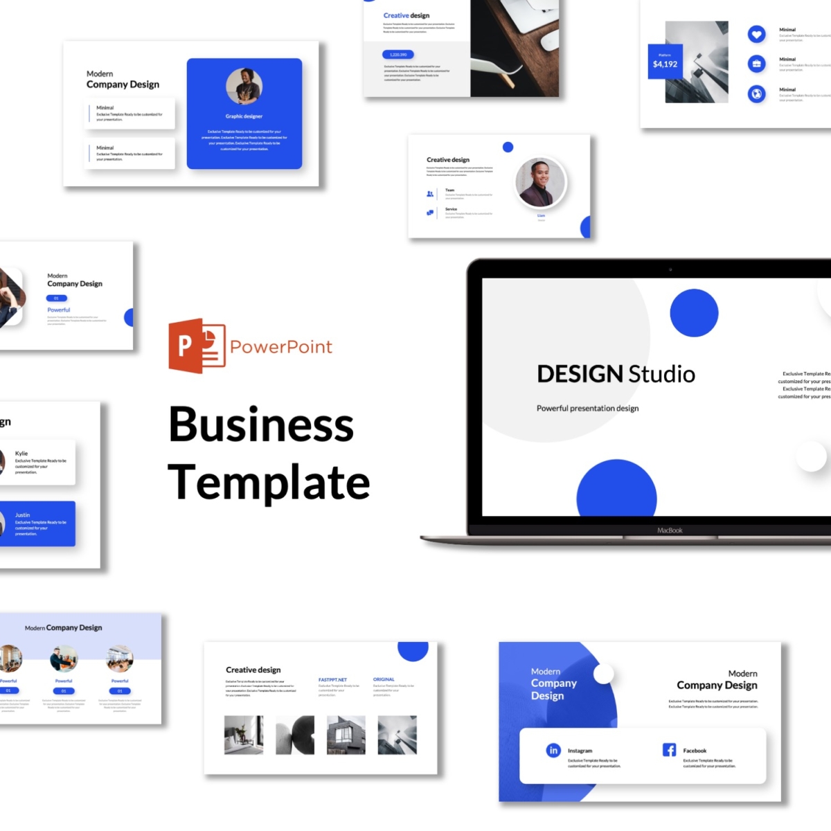 Minimalist Design Creative Business PowerPoint Template