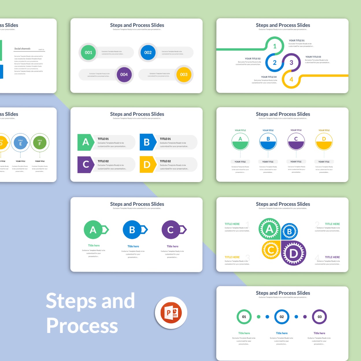 Steps And Process Slides Template0000 1 