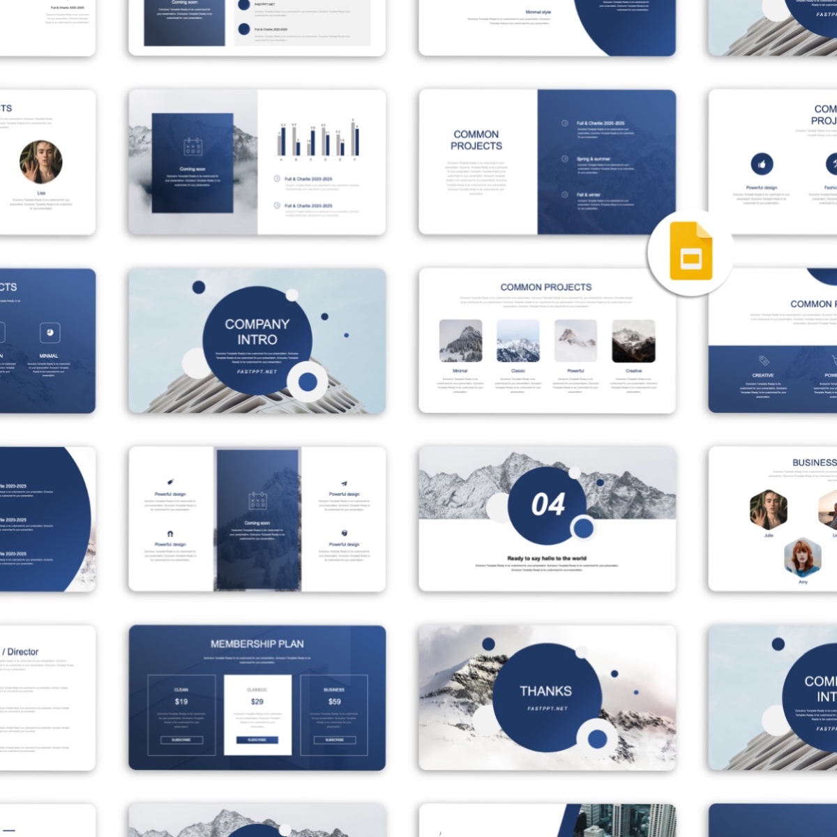 Google Slides-A Business Plan & Introduction Presentation Template